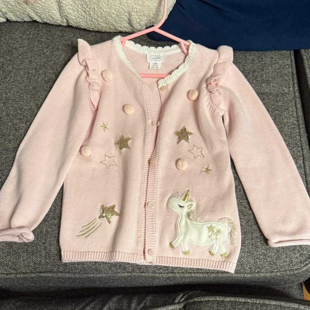 Pink Unicorn Cardigan